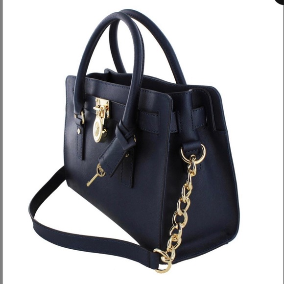 Navy Michael Kors Purse - Picture 5 of 8